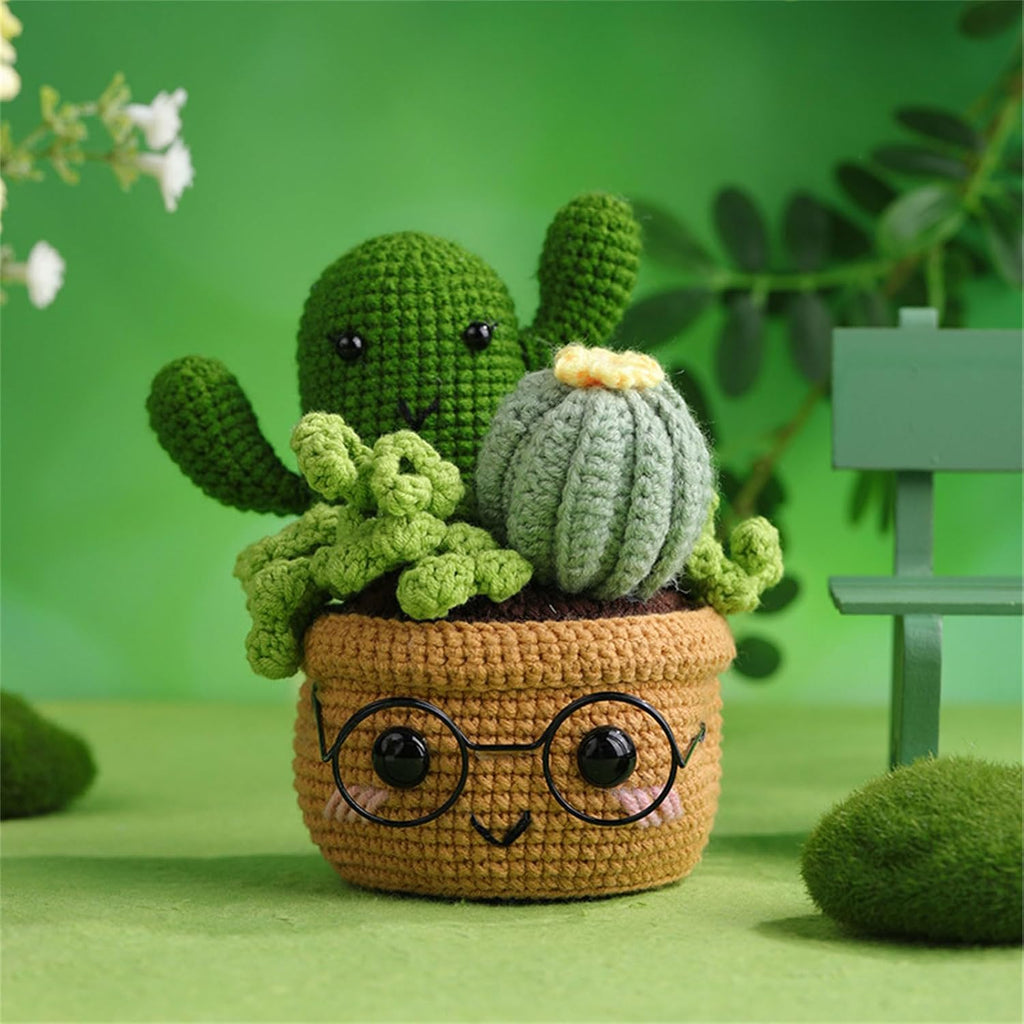 Plant Crochet Beginners Crochet Animal Crochet Yarn Set with Crochet