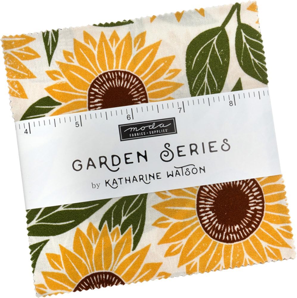 Garden Series Charm Pack by Katharine Watson 5-inch Precut Fabric