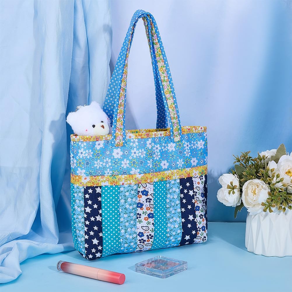 WEBEEDY DIY Small Bag Quilted Kit Handmade Rectangular Quilted Bag