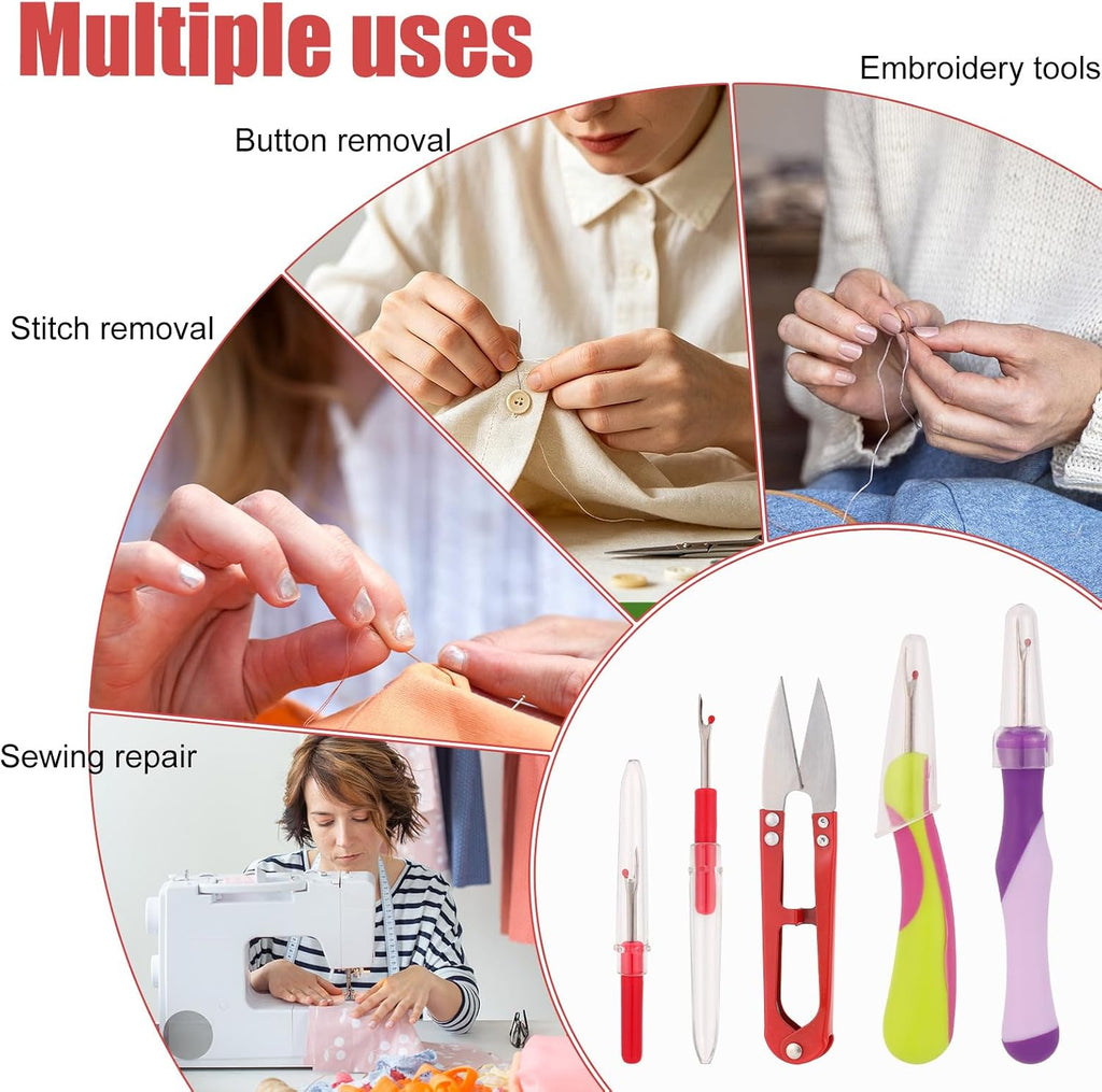 Gosknor 5pcs Seam Ripper for Sewing