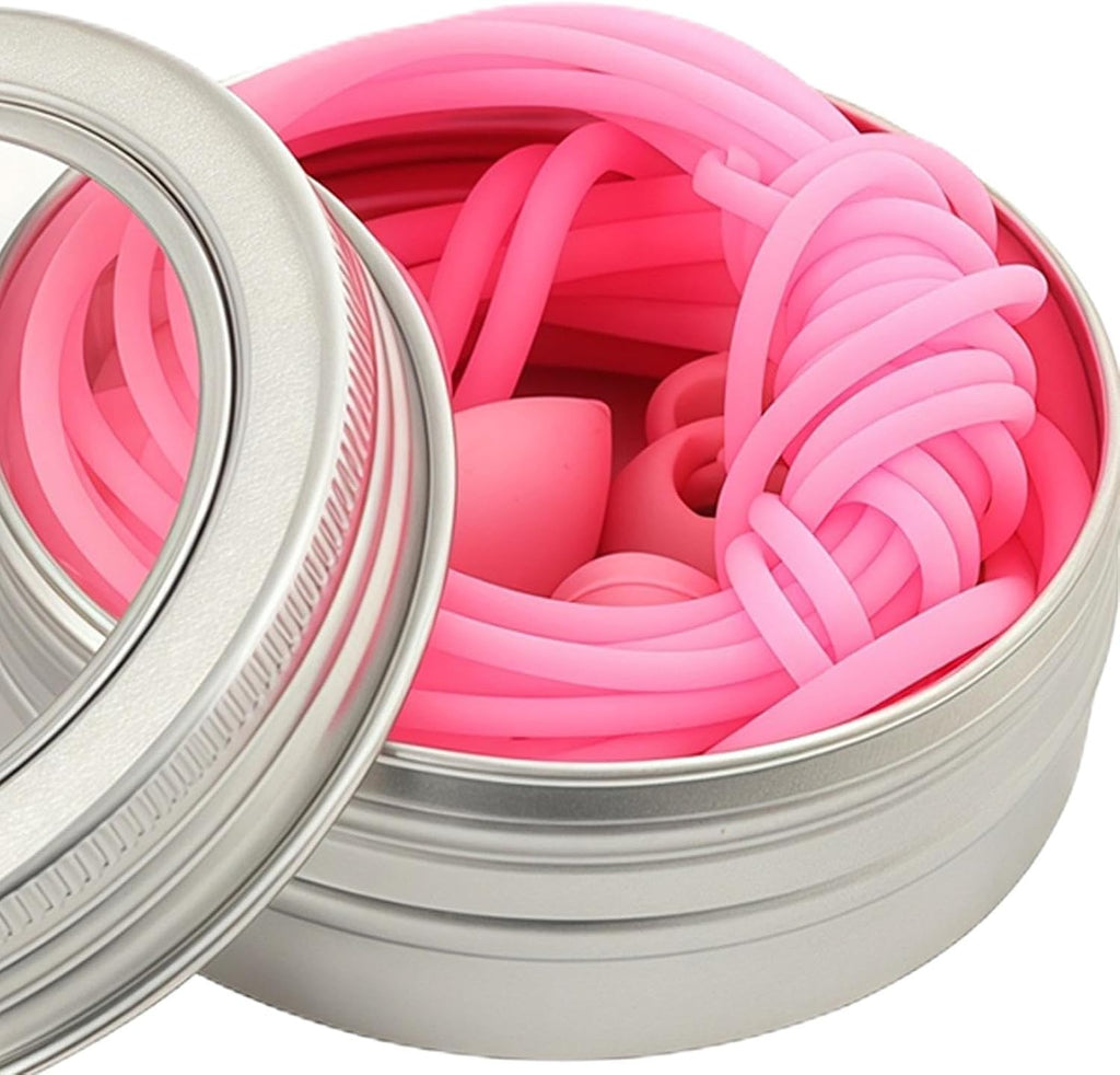 Flexible Knitting Barber Cord, Silicone Hollow Stitches Holders