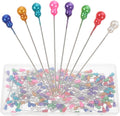 Pearl Head Straight Pins 200pcs with Storage Box