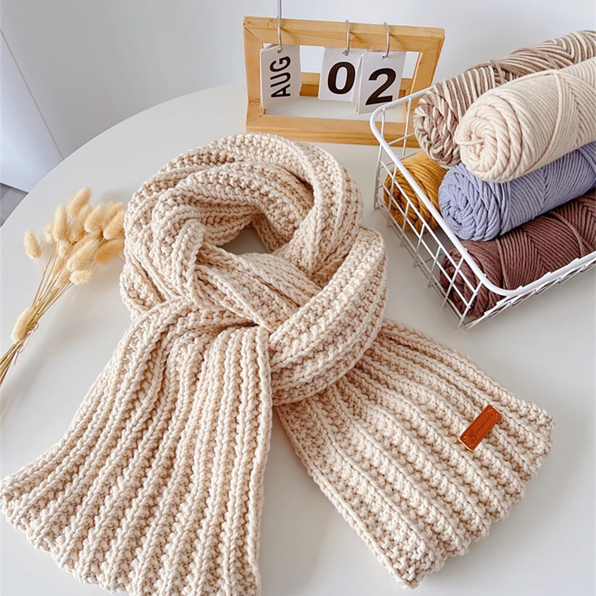 Crochet Yarn - 3-ply Wool Yarn for Crocheting and Knitting