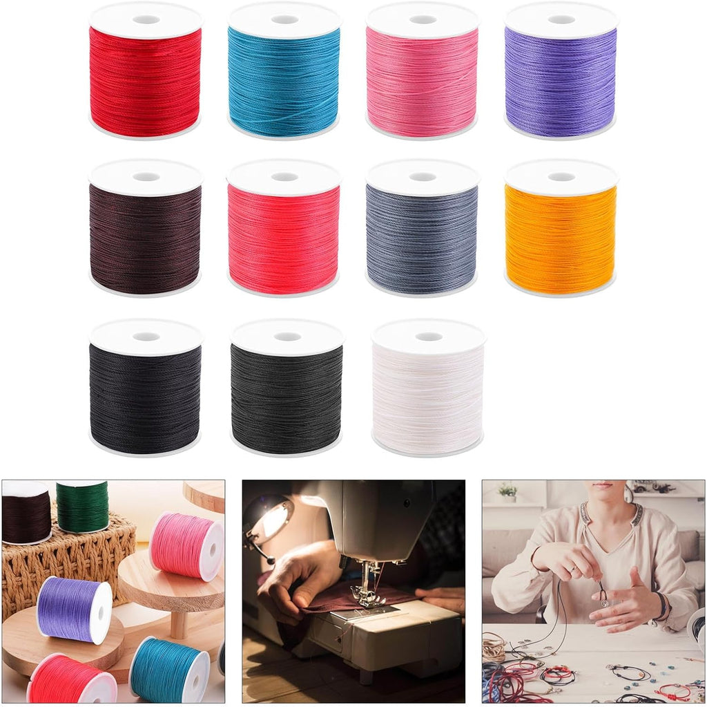 115 Yards/Spool Leather Sewing Waxed Thread 0.5mm Hand Stitching