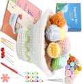 SHYYOULQE Succulents Plant Set Beginner Crochet Knitting Supplies