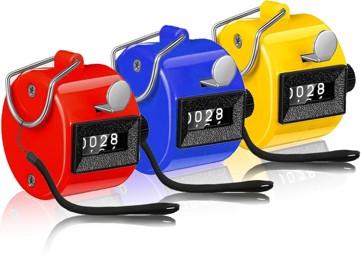 Handheld Clicker Counters - Golf Digital 4-Digit Baseball Finger Click