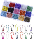 750 Pcs Bulb Pins, BetterJonny Metal Calabash Safety Pins Pear Shaped