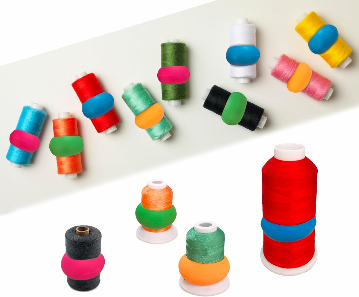 HimaPro Silicone Thread Spool Huggers - Prevent Thread Tails from