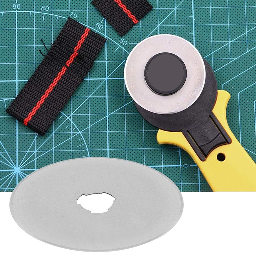 45mm Rotary Cutter Blades 10PCS Round Knife Replacement for Fabric