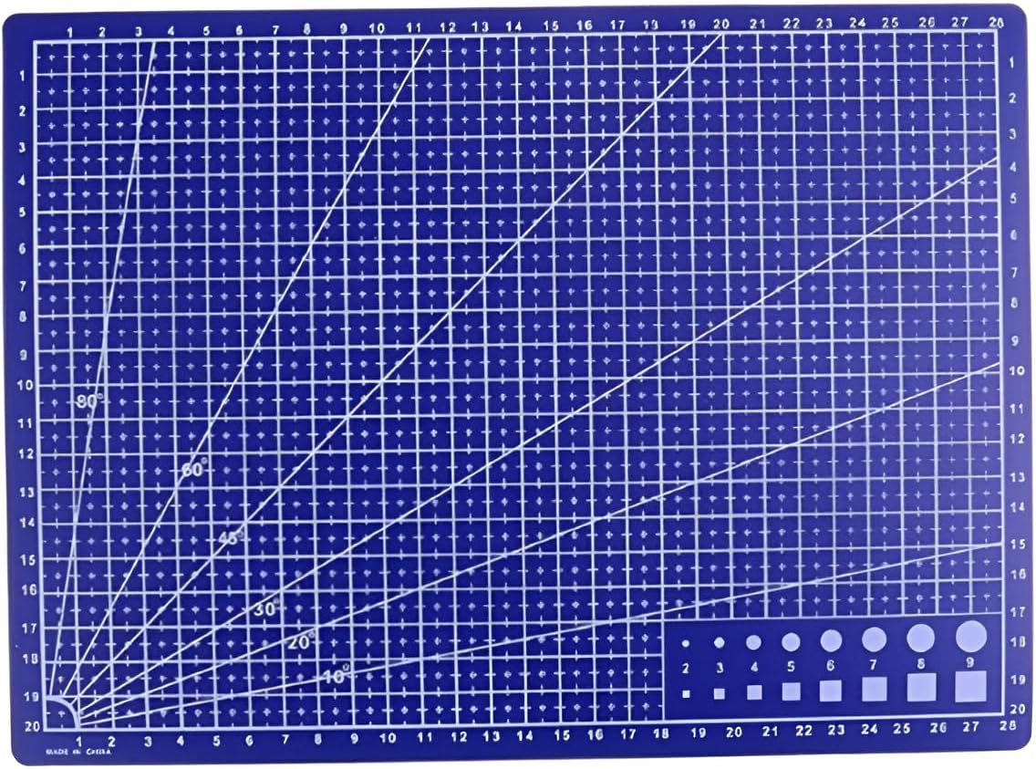 A4 PVC Cutting Mat,Self-Healing Craft Board for Quilting Sewing