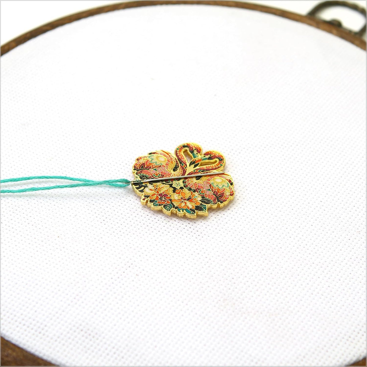 Awesome Pattern Studio Needle Minder Set - Mandala Flamingo Magnetic