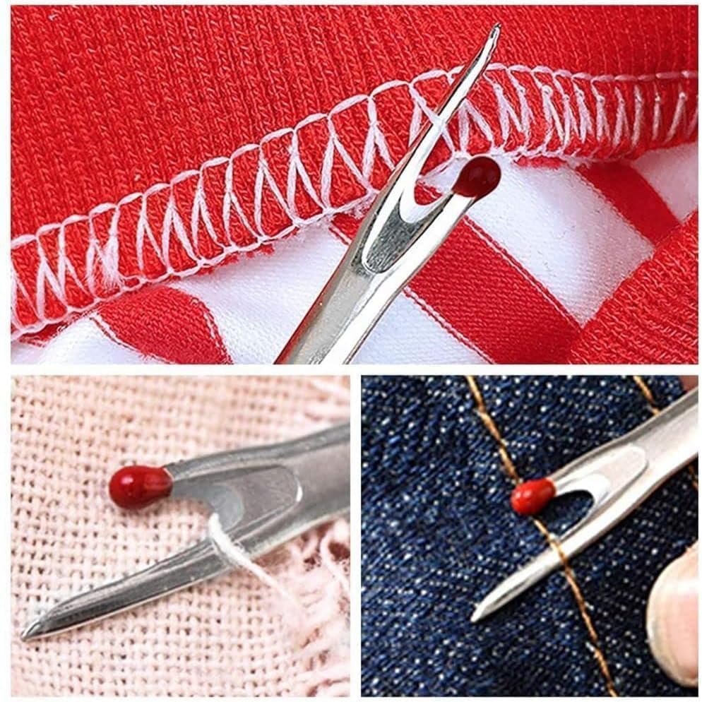 Black Thread Remover,Stitch Unpickers Seam Remover Set Sewing Crafting