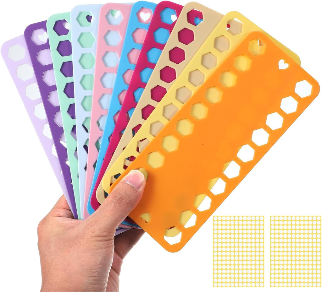 10 Pcs Cross Stitch Thread Organizer, 10 Color Plastic Floss Bobbin