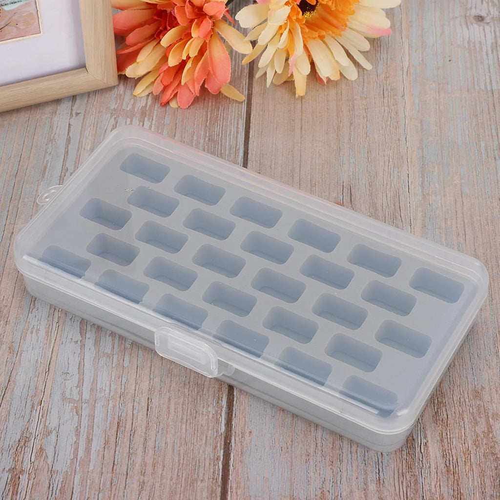 Bobbin Case, 28 Slots Empty Bobbins Spools Box Thread Organizer