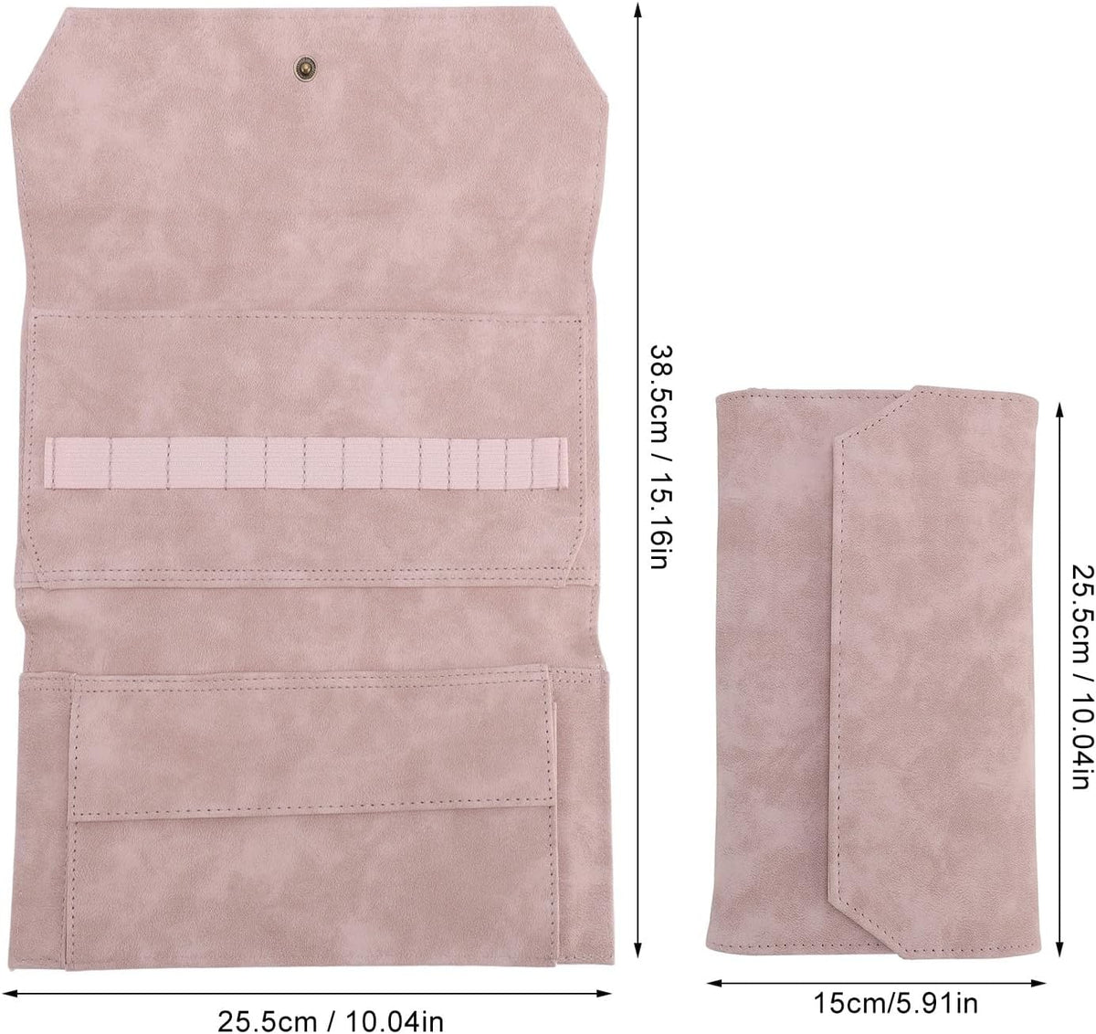 Eminchu Folding Knitting Needle Case for Crafters, 13 Inch