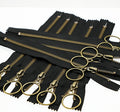 10 PCS 12 Inch (30cm) #5 Metal Zippers for Sewing Bags Crafts Antique