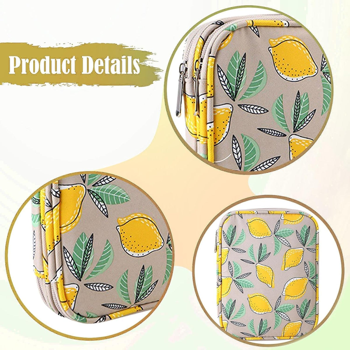 Crochet Hook Bag,Knitting Case with Zipper Lightweight Knitting