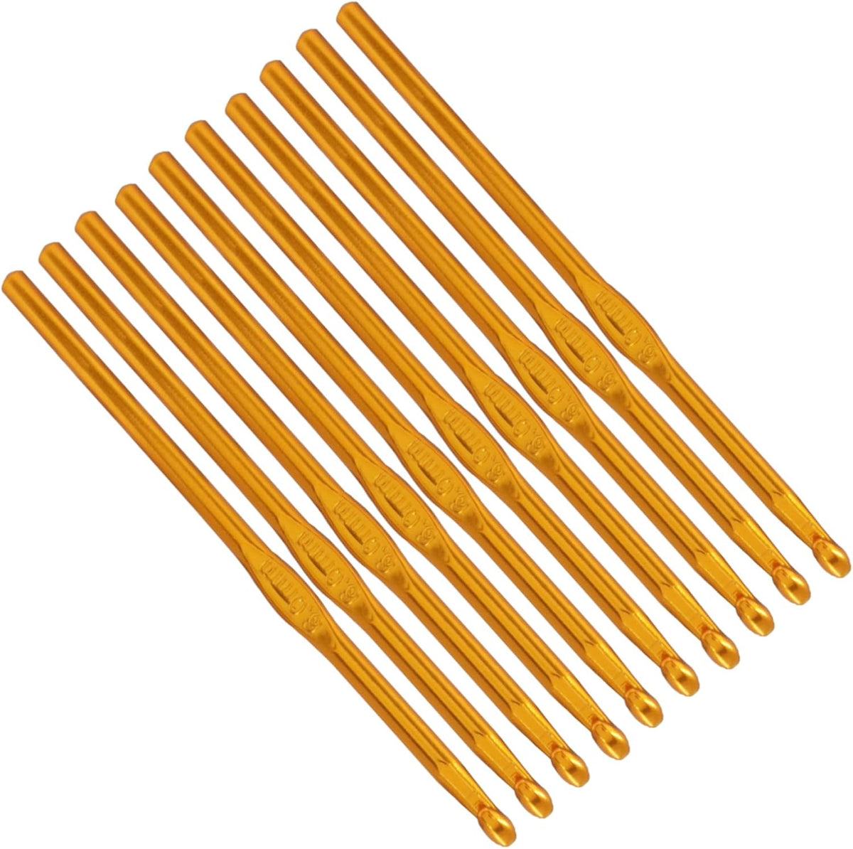 Bivethoi Aluminum Crochet Hook 6mm, 20 Pcs