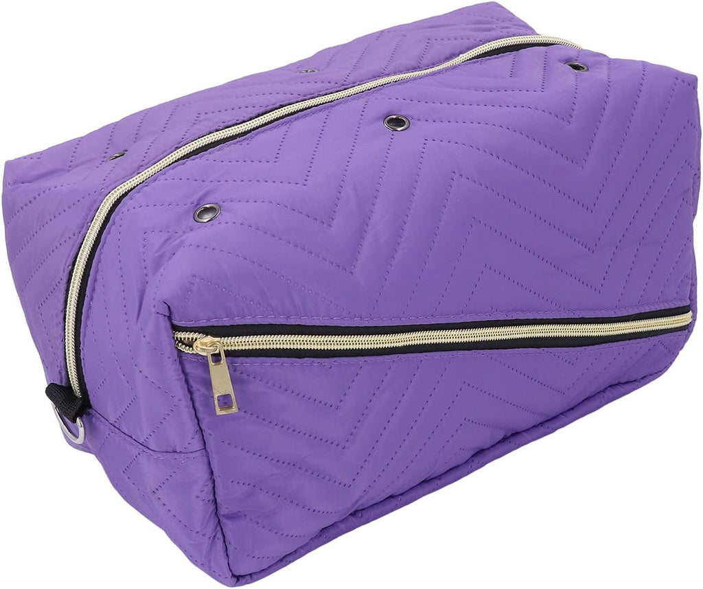 Mingzhe Knitting Bag with Large Storage Capacity (Purple)