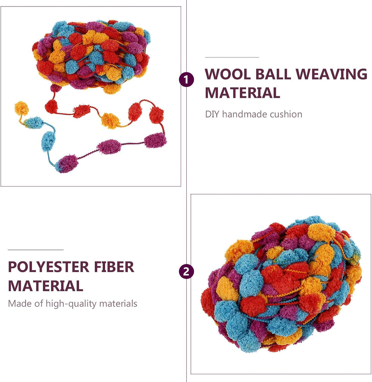 Polyester Chunky Knitting Yarn for Crochet Scarves and Throw Blankets