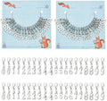 NBEADS 40 Pcs 0-9 Number Stitch Markers, Alloy Crochet Marker Charms