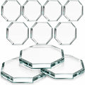Hacaroa 10 Pcs 2.4" Crystal Glass Pattern & Fabric Weights for Sewing