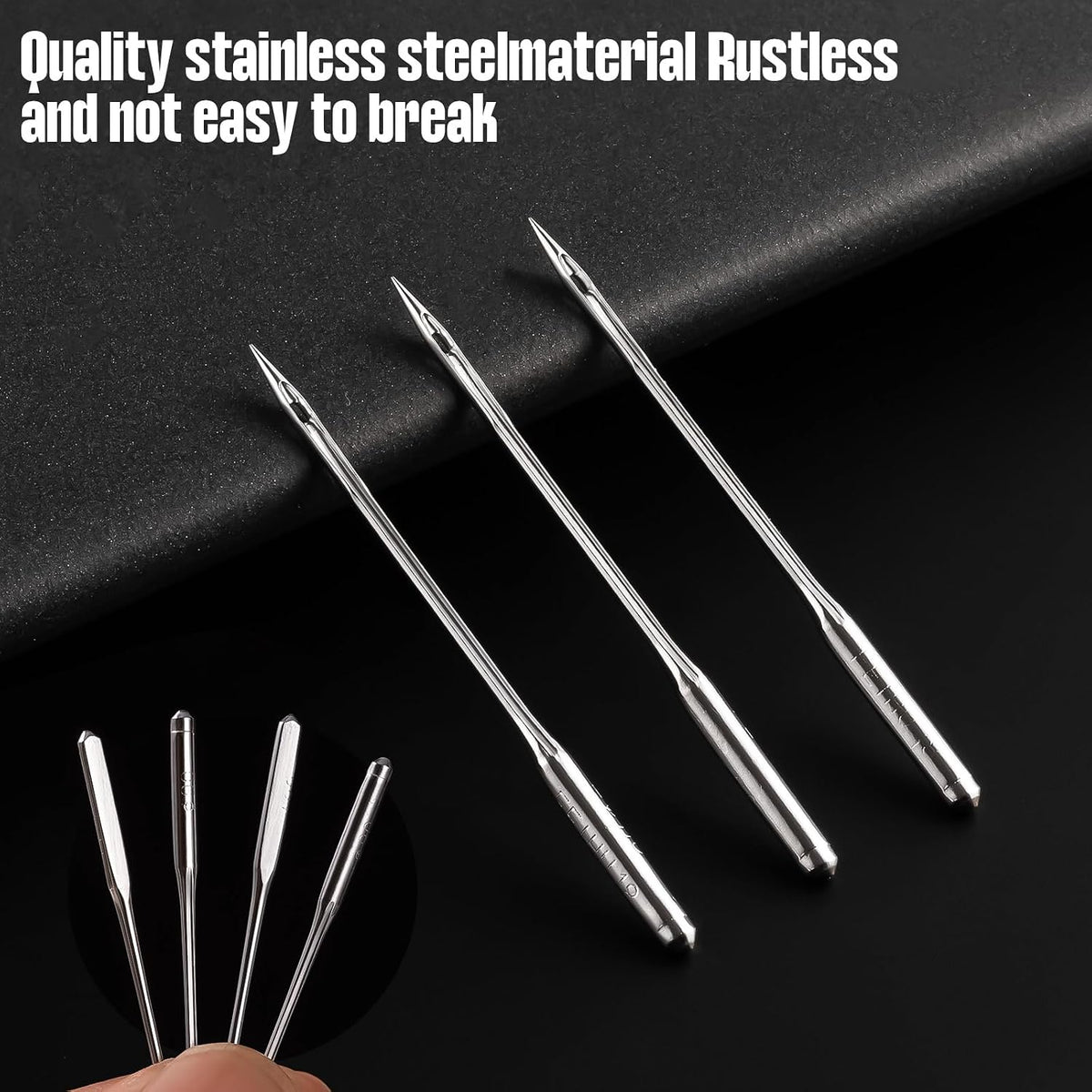100 Pcs Size 75/11 Embroidery Sewing Machine Needles, 130/705H HAx1