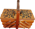 Wooden Sewing Box (Light brown)