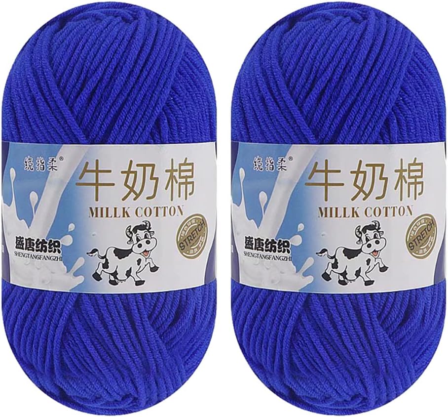 Surakey 2PCS Crochet Knitting for Sweater Scarf | 50G Acrylic Soft