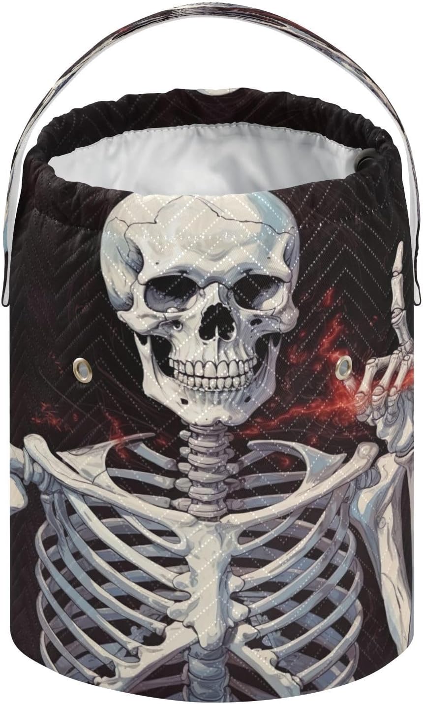 YETTASBIN Skeleton Yarn Storage Bag, Large Crochet Knitting Bag