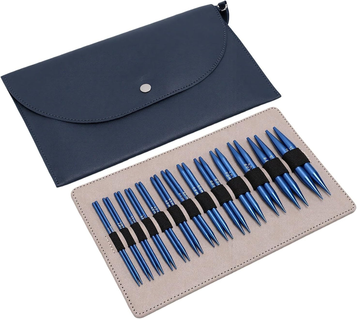 Interchangeable Knitting Needles for Beginners, 3.0-10.0 Mm, 13 Pairs