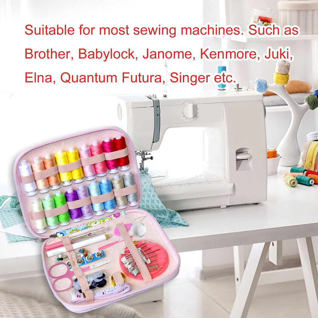 Sewing Kit with Case Portable Sewing Supplies for Home Traveler
