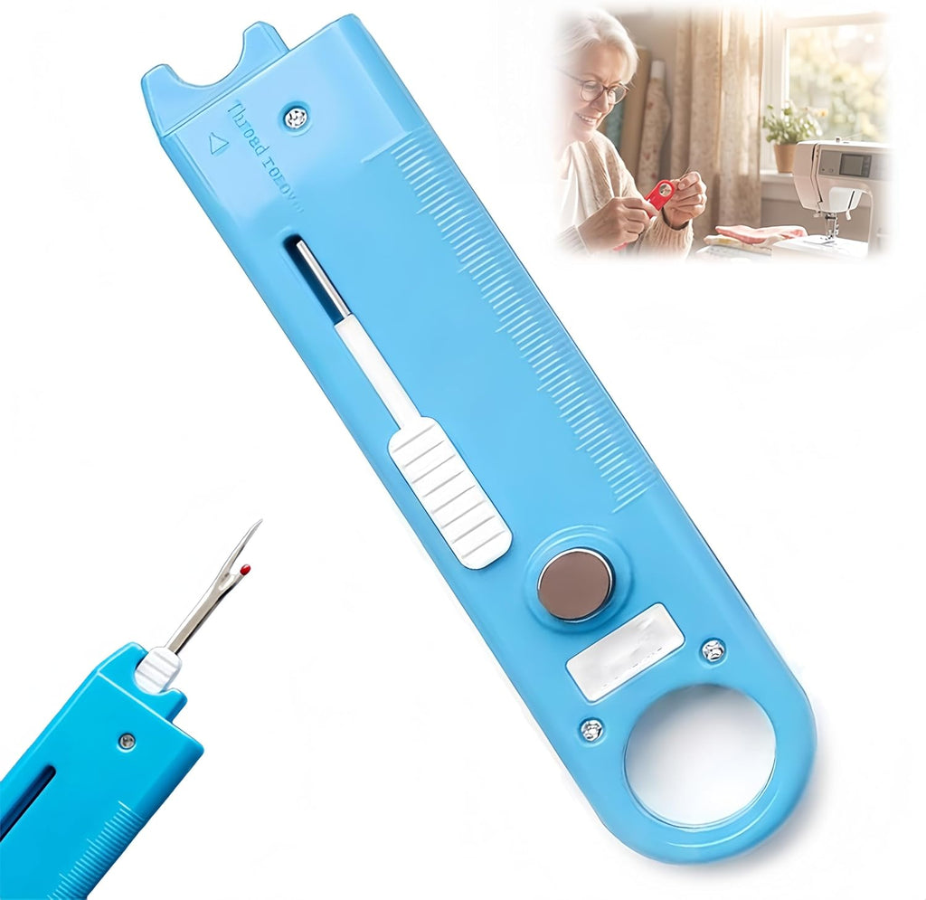 4-in-1 Sewing Threader Tool with Seam Ripper, Quick Automatic Needle