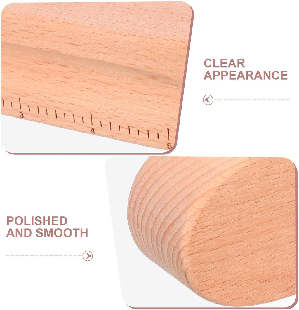 Wooden Quilting Clapper Seam Pressing Tool 2pcs