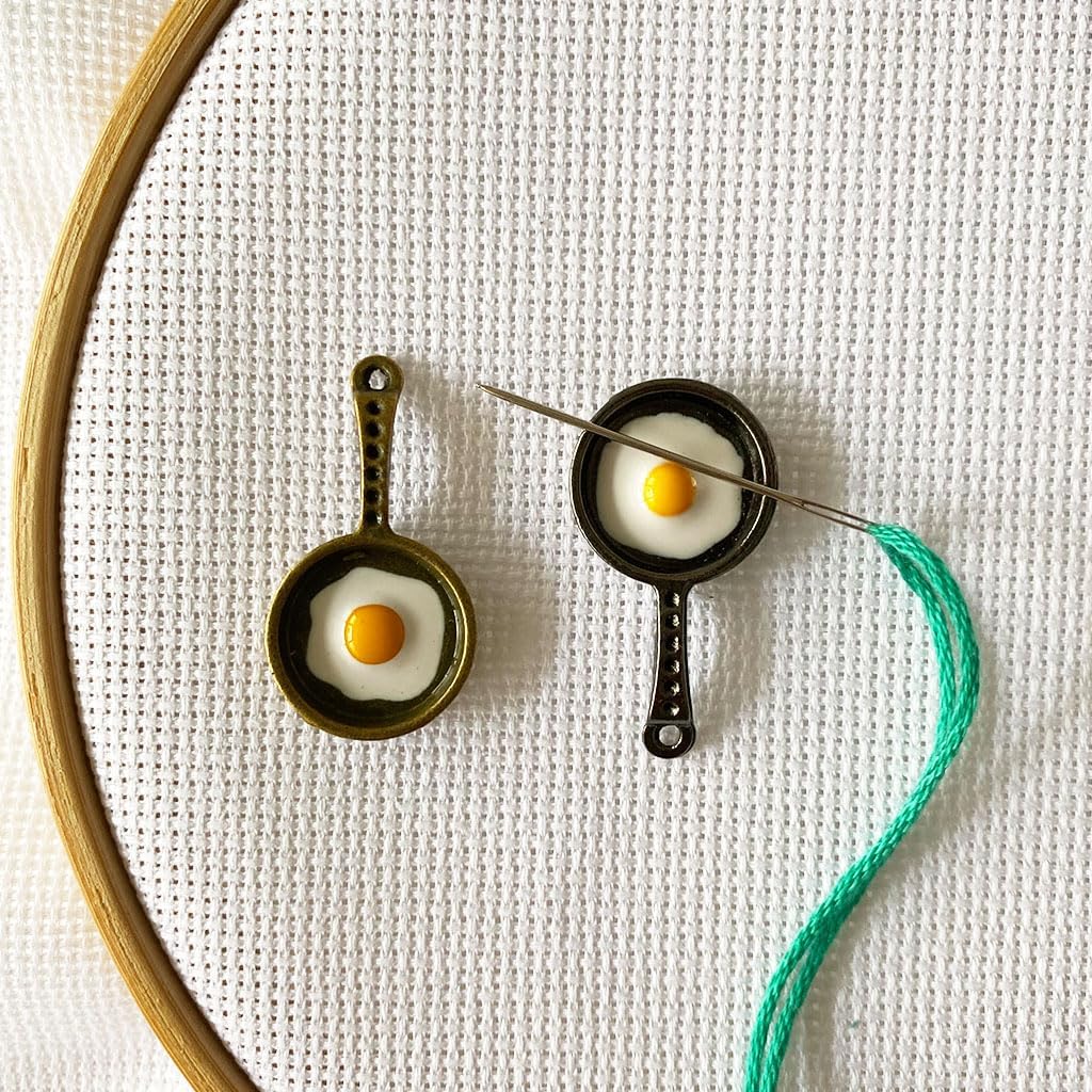 DPXWCCH Pack of 2 Frying Pan Needle Minders, Magnetic Needle Holder