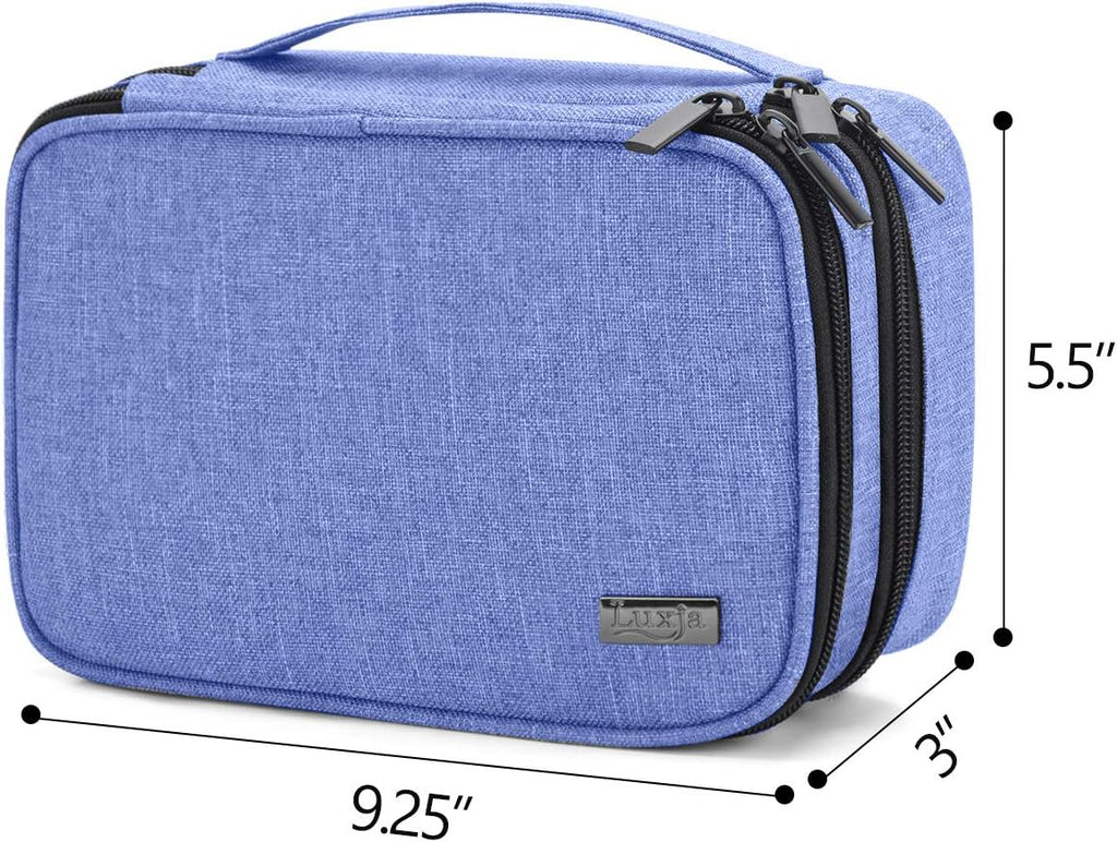 Luxja Double-Layer Sewing Organizer, Dark Blue