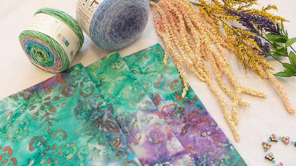 SINGER® Fabrics, 100% Cotton Batik Collection, 42" Wide, Craft & Quilt