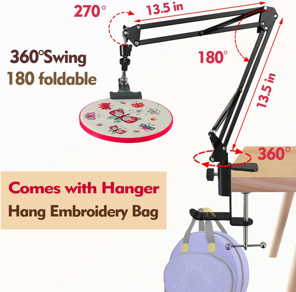 Rotated Cross Stitch Stand Embroidery Hoop Holders Cross Stitch Holder