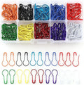 Stitch Markers 1800 Pcs Metal Gourd Safety Pins Bulb Guard Calabash
