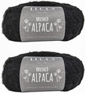 Luca-S Brushed Alpaca Yarn – 2 Skeins of Super Soft & Fluffy Aran