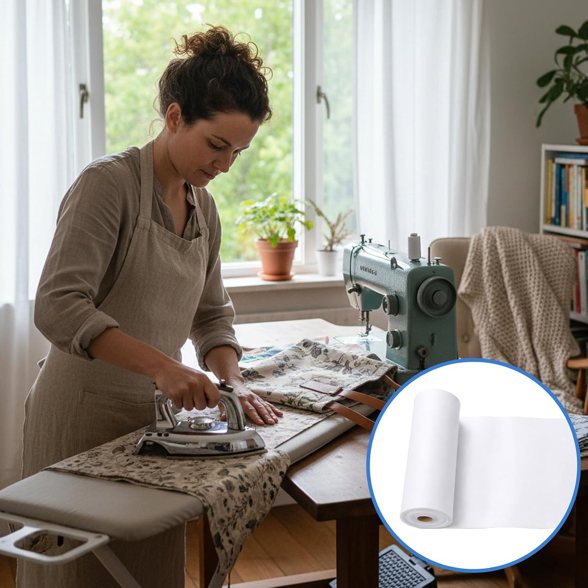 BrightRow 1-Sided Fusible Foam Stabilizer Interfacing, 15 x 48''