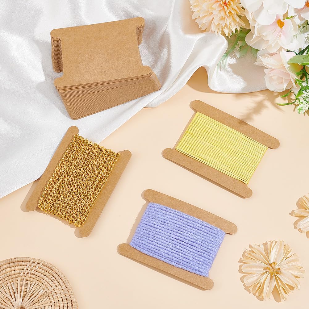 PH PandaHall 50pcs Ribbon Storage Ribbon Spools Organizer Embroidery