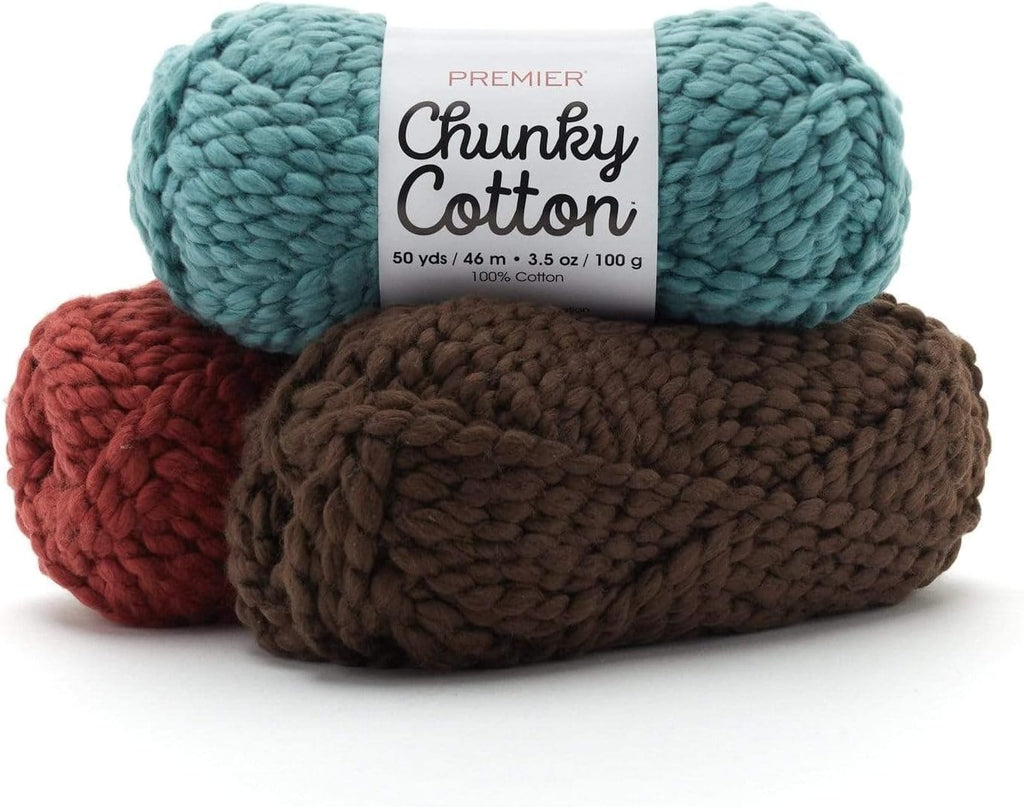 Premier Yarns Chunky Cotton Yarn, Ideal Yarn for Crocheting and