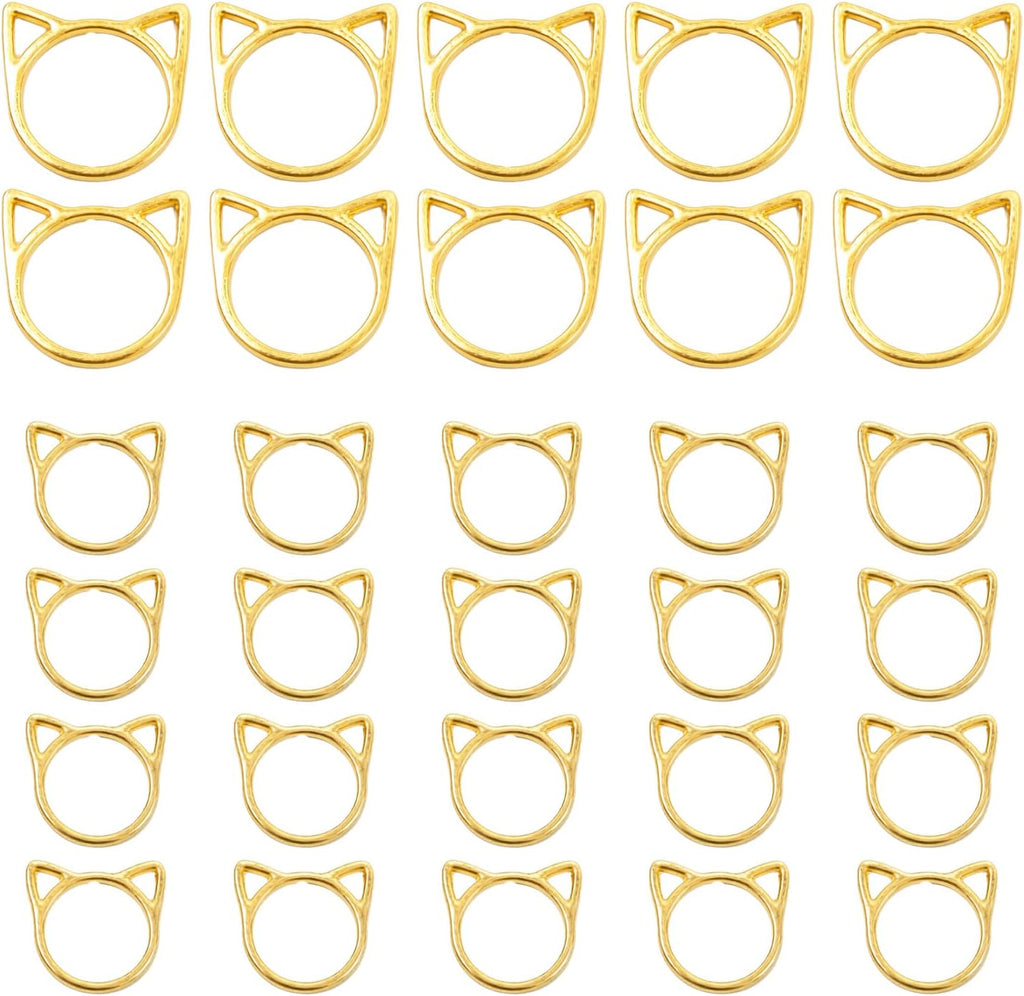 Hilsayum 30Pcs Cat Stitch Markers for Crocheting,Crochet Stitch