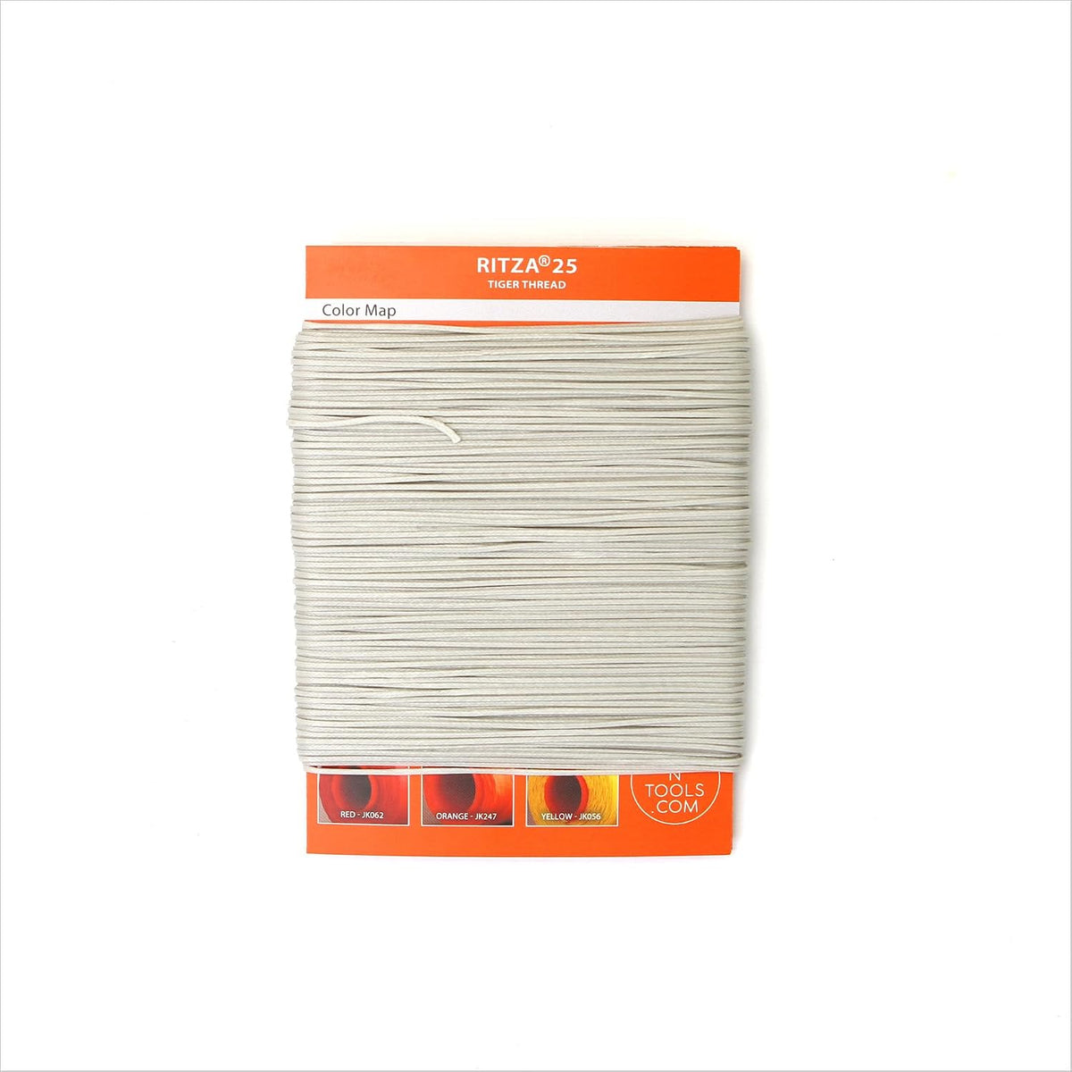 Silver 0.8mm RITZA 25 Tiger Thread for Leather Craft | Waxed Tiger