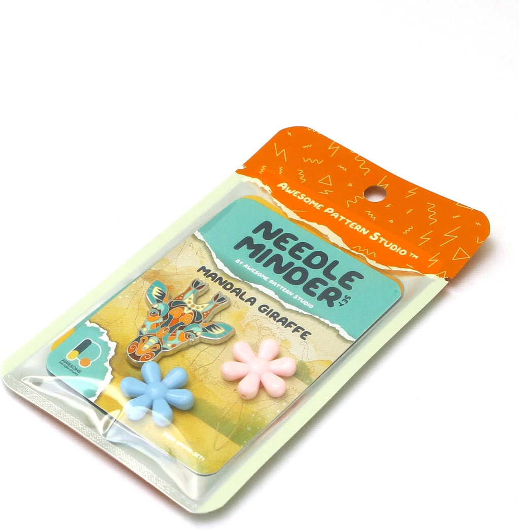 Awesome Pattern Studio Needle Minder Set – Mandala Giraffe Magnetic
