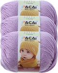Soft Baby Yarn 30% Alpaca 70% Polyester Hypoallergenic Washable