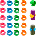 100pcs 4 Colors Thread Spool Huggers Silicone Bobbin Spool Savers No