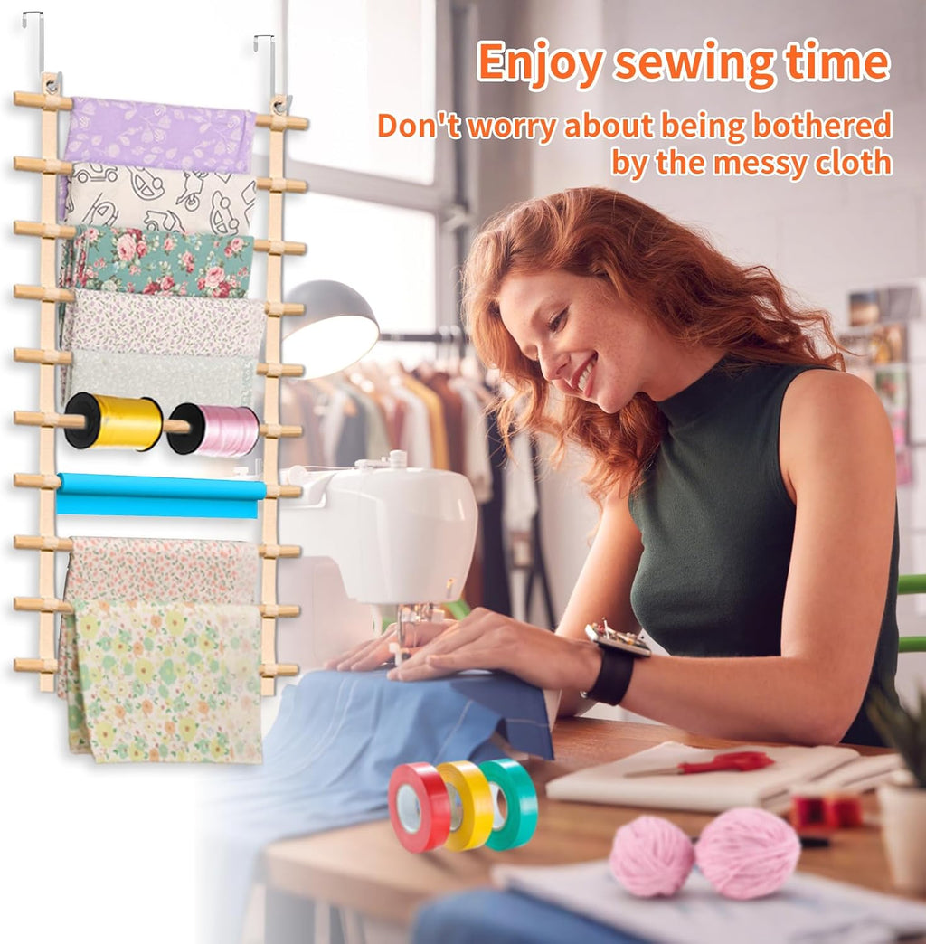 sewing fabric storage: 33.5x16.5 Inch fabric organizer and sewing