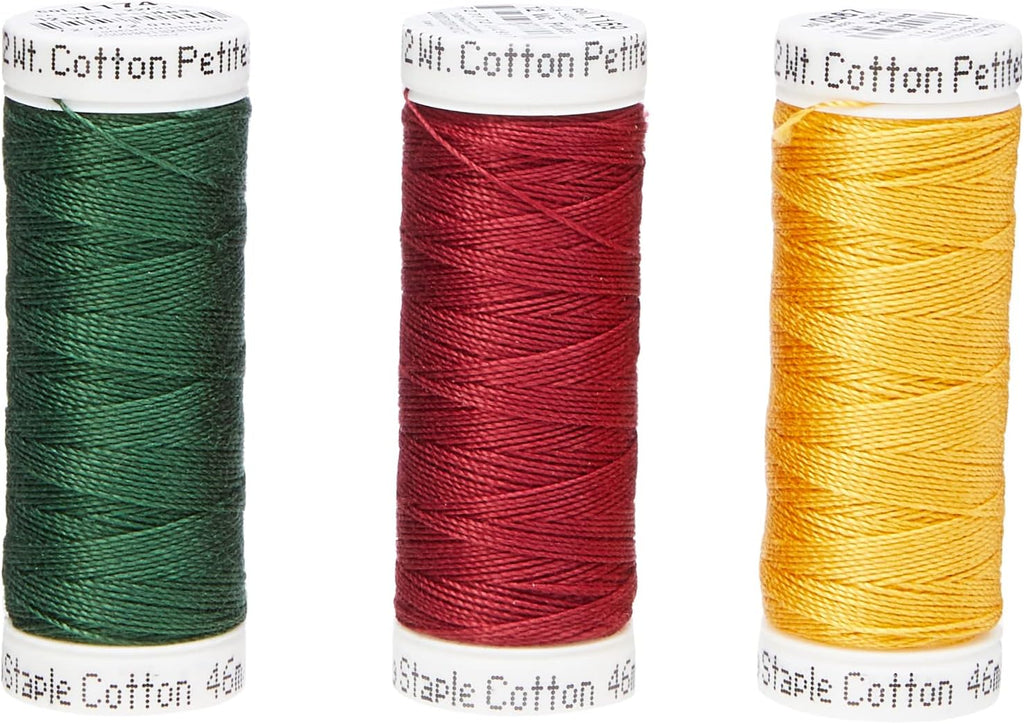 Sulky Sampler 12wt Cotton Petites, Autumn Assortment, 6-Pack